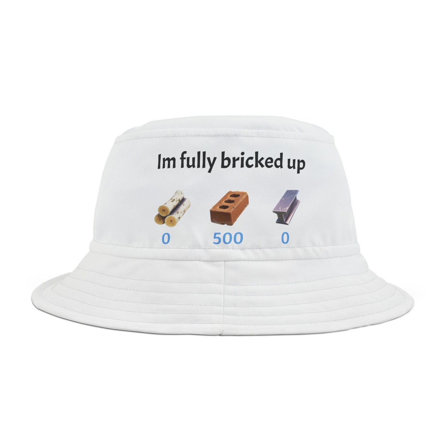 “Im fully bricked up” Fortnite Inspired Bucket Hat