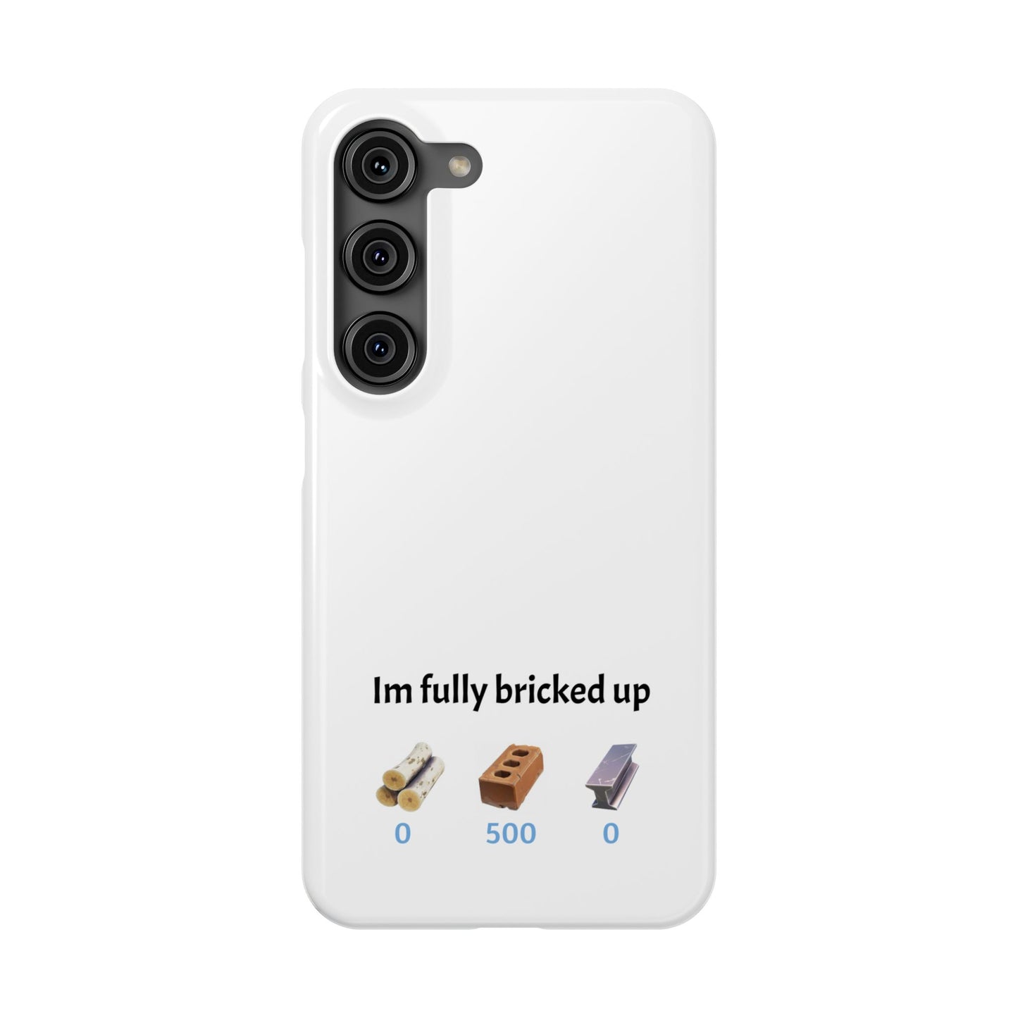 “Im fully bricked up” Fortnite Inspired Slim Cases