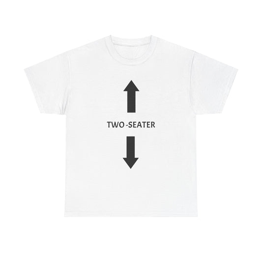 “Two-seater” Unisex Heavy Cotton Tee